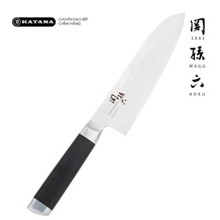 Dao bếp Nhật cao cấp KAI Seki Magoroku Damascus 33 lớp VG-10 Santoku - Dao thái đa năng AE-5200 (165mm)