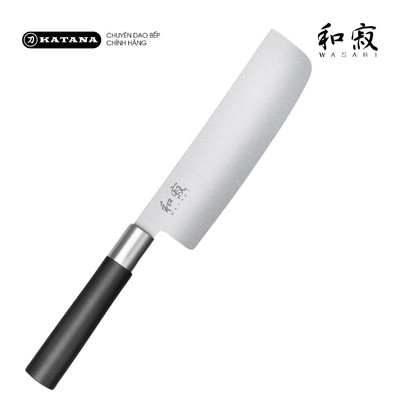 Dao thái rau củ Nhật Bản cao cấp KAI Wasabi Black Nakiri - 6716N (165mm)