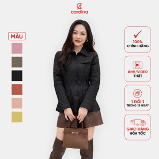  Áo phao nữ CARDINA trần bông cao cấp siêu nhẹ thiết kế dáng lửng trẻ trung trendy 4PLF03 
