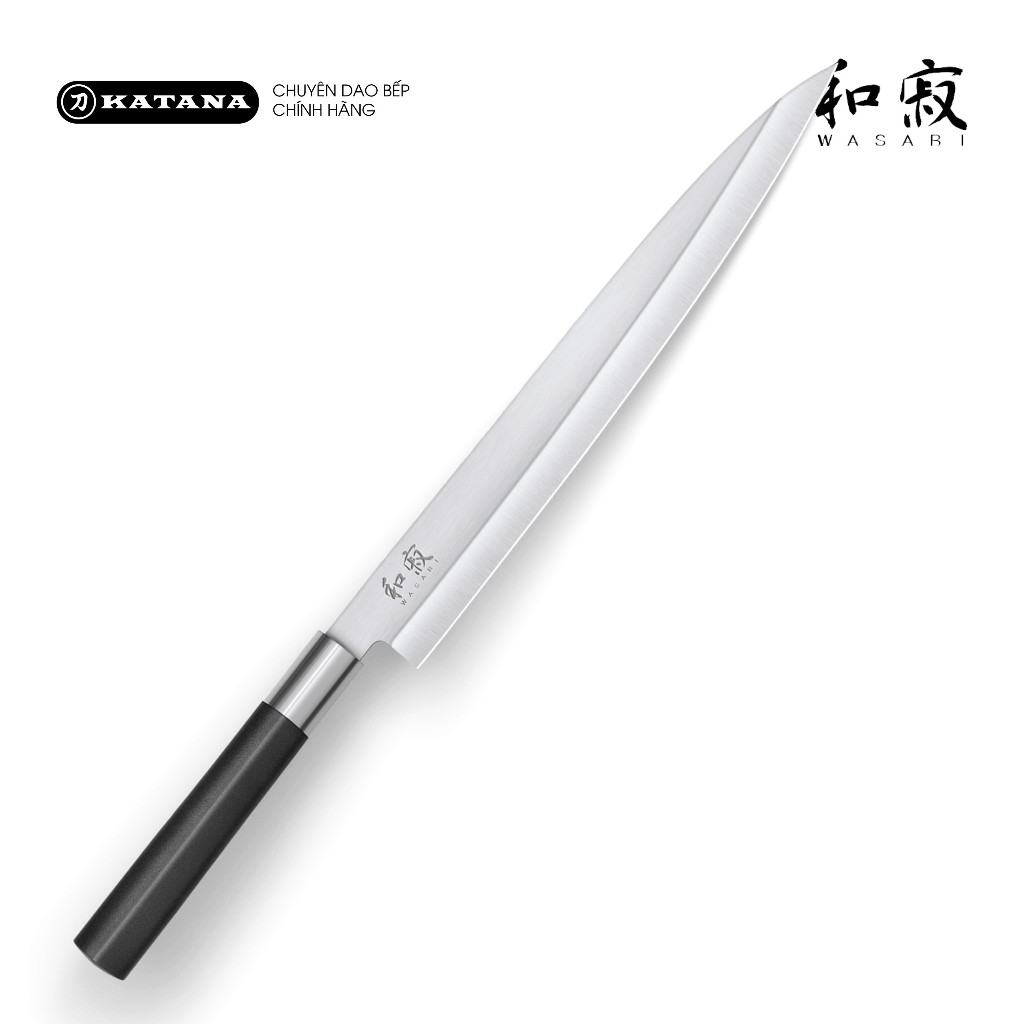 Dao thái Sashimi Nhật Bản cao cấp KAI Wasabi Black Yanagiba - 6724Y (240mm)