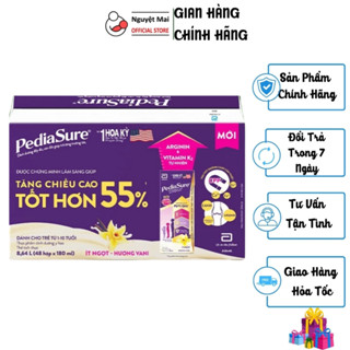  Thùng 48 Hộp Sữa Bột Pha Sẵn Pediasure 180ml 