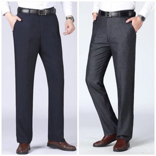 Quần tây nam công sở trung niên đẹp vải dày dặn mềm mịn không phai màu Quần âu nam công sở