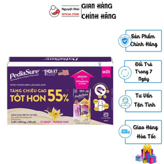  Thùng 48 Hộp Sữa nước Pediasure Vani 110ml 