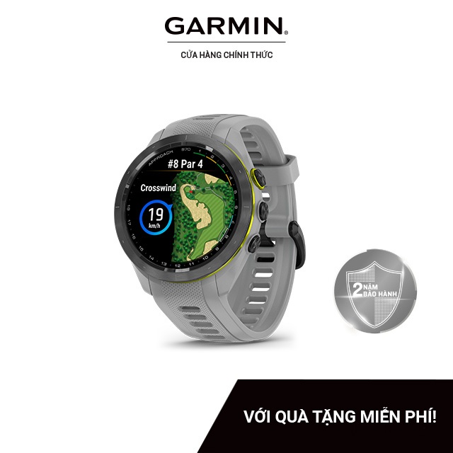 Đồng Hồ Thông Minh Garmin Approach S70 Golf GPS (White/Grey/Black) - Hàng Chính Hãng