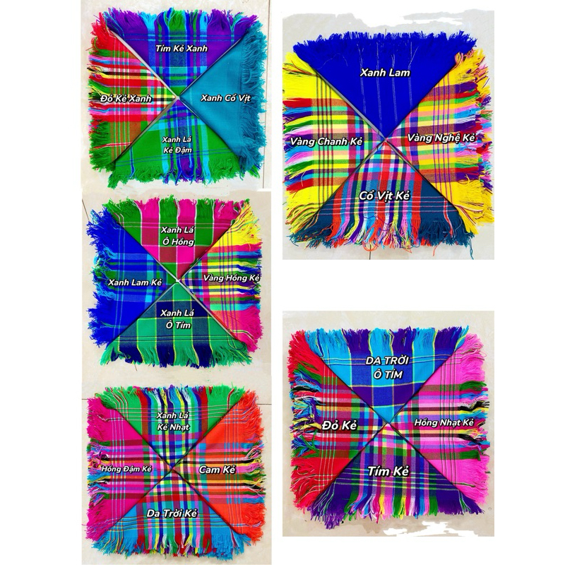 Khăn len vuông dân tộc (ảnh thật trực tiếp tại shop 100% shop tự chụp)