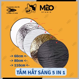 Tấm Hắt sáng 5in1 Tròn, Miếng Hắt Sáng 5 Trong 1 Chụp Ảnh Chuyên Nghiệp - 906