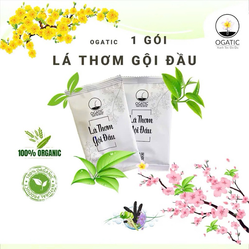 1 GÓI LÁ THƠM GỘI ĐẦU.