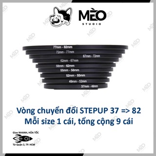 (Đủ size) Step up ring - Vòng chuyển tăng size filter của ống kính - 903