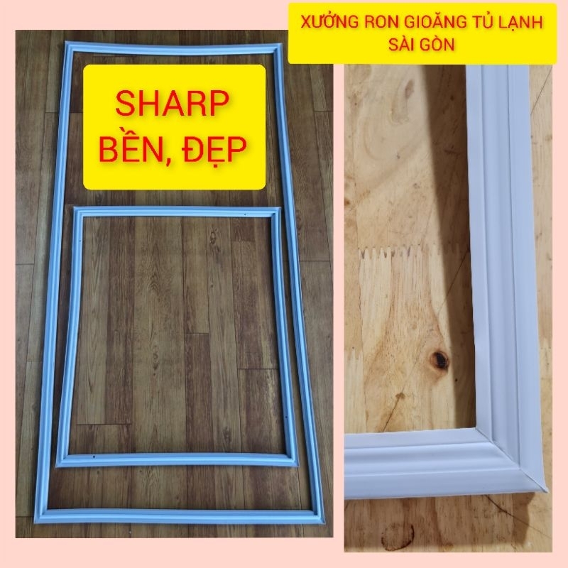 Combo 2 Khung Ron ( Gioăng )Tủ Sharp SJ-245S-SL Loại Gài
