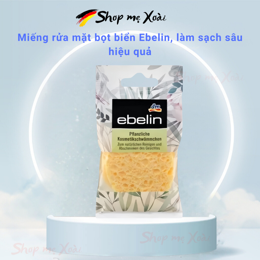 Miếng rửa mặt bọt biển Ebelin