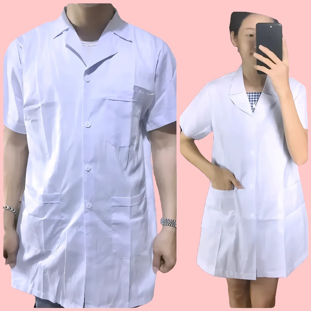 Áo Blue , Blouse trắng Dáng Ngắn Ngang Đùi