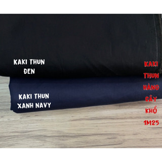 Vải kaki thun hàng cây( may quần âu Nam, Nữ, may chân váy..)