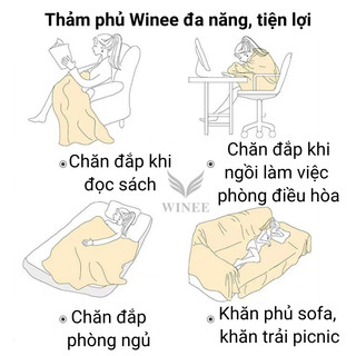 Khăn trải sofa thảm phủ sofa hoa văn hiện đại phù hợp 4 mùa