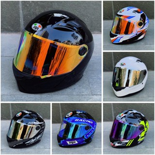 Mũ bảo hiểm fullface Agu chính hãng đủ mẫu - Full 6 màu kính, có cả kính Revo đi cả ngày và đêm, Tặng thêm túi đựng mũ