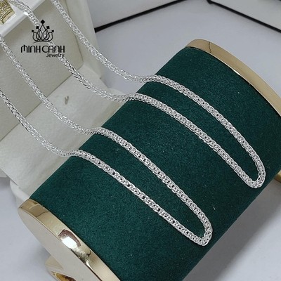Dây Chuyền Bạc Cho Bé Sợi Tròn Trơn - Minh Canh Jewelry