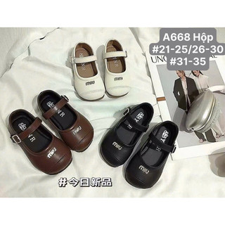  Giày bé gái Giày búp bê cho bé Giày tết cho bé Giày búp bê miu da mềm fom xịn cho bé mẫu mới 2025 size 21-35 