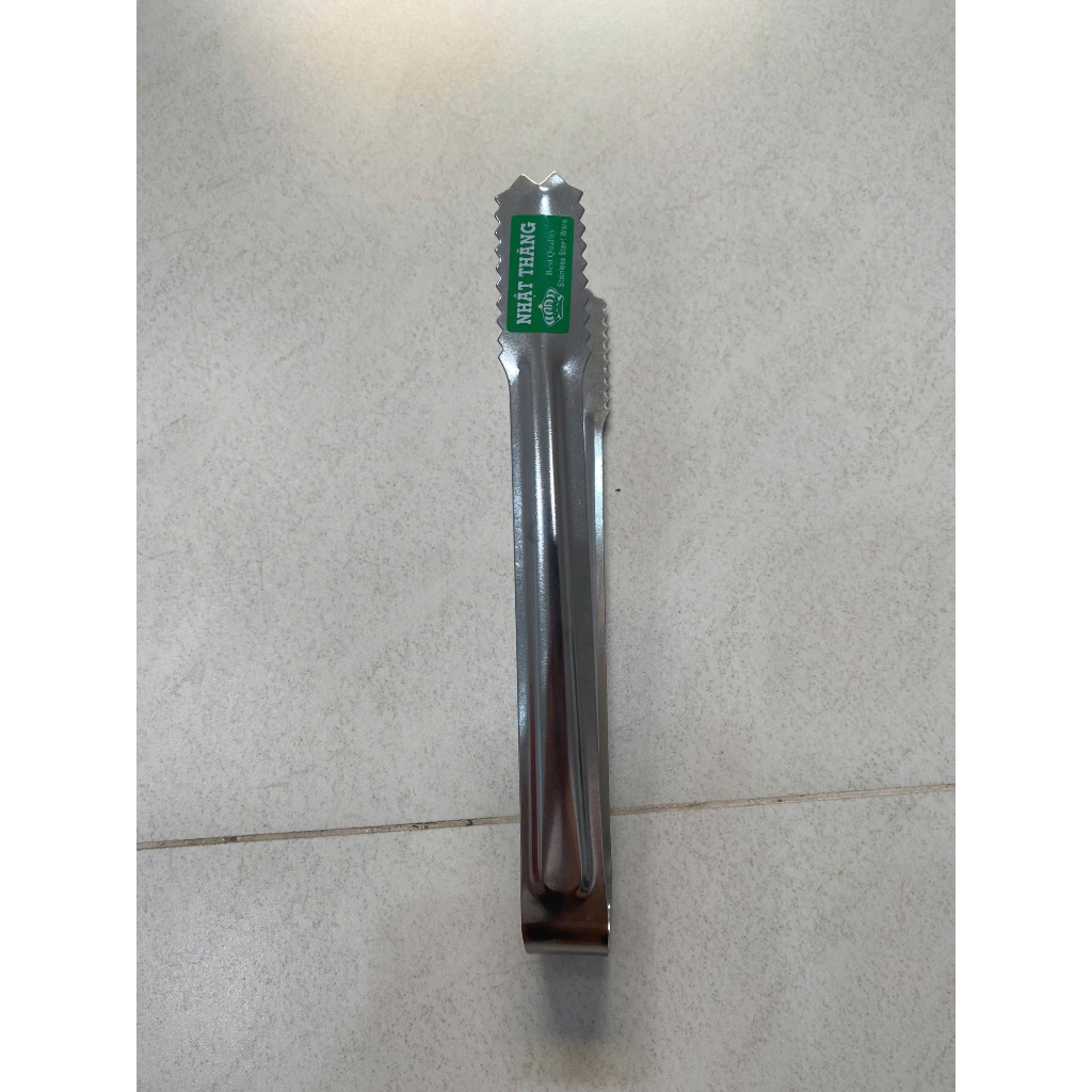 Kẹp gắp đá inox răng cưa Size 15cm