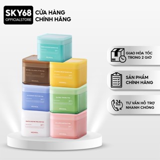 Toner Pad Mediheal Làm Dịu Nhanh/ Cấp Ẩm/ Làm Sáng Da/ Tẩy Tế Bào Chết 180ml - 100 miếng