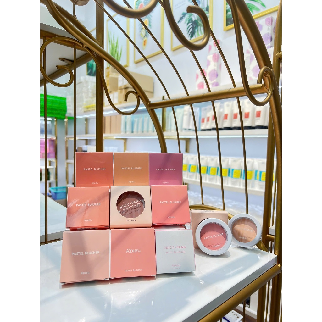 (CÓ BILL) Phấn Má Hồng APIEU Pastel Blusher