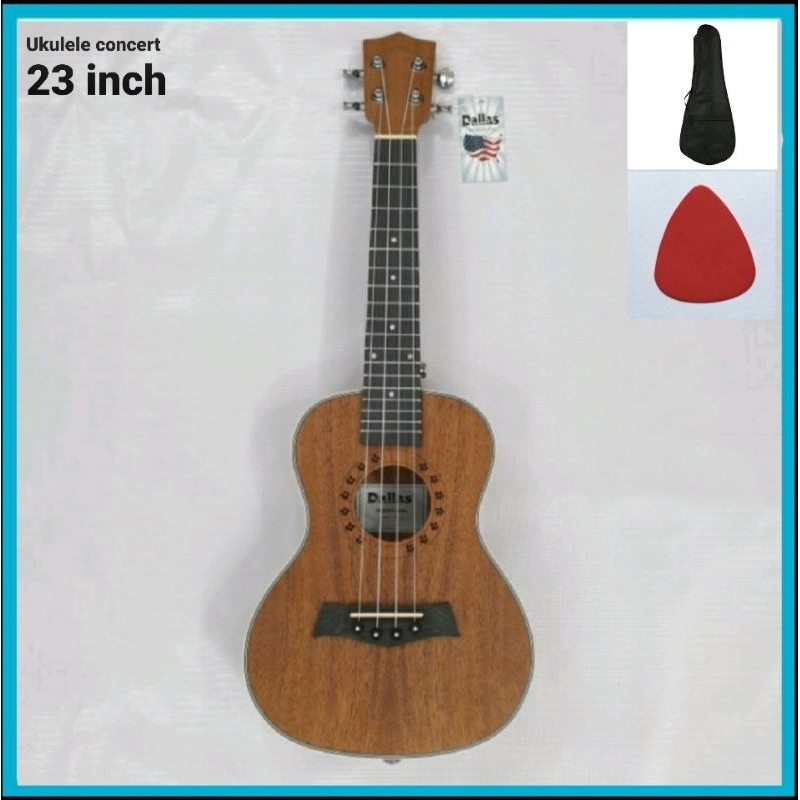 Đàn Ukulele Concert Size 23 Inch Dallas