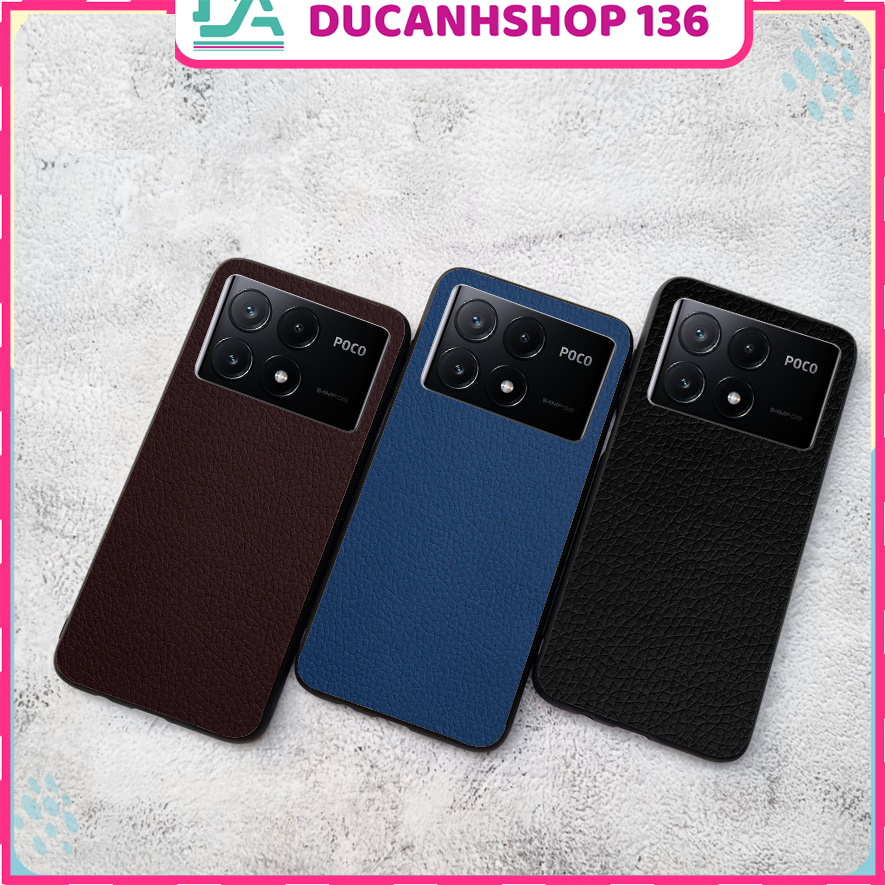 Ốp da trơn Xiaomi Redmi K70 / K70 pro / K70e / Poco X6 pro 5G chống sốc bảo vệ camera