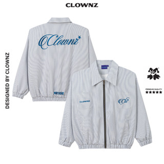 Áo khoác ClownZ Blink Stripped Jacket vải cotton kim tuyến unisex nam nữ áo jacket local brand