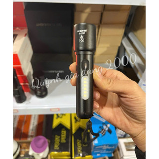  Đèn pin cầm tay rb 1267 mini siêu sáng chống nước có thể zoom xa gần 