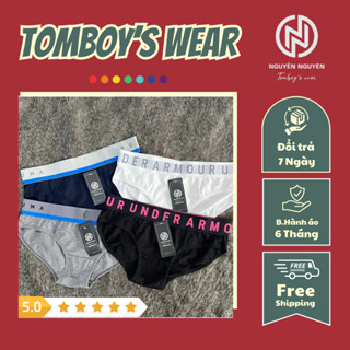 Set 4 Quần Lót Tam Giác Tomboy Quần Xì Sịp Nam Tam Giác Tomboy Nam Thun Cao Cấp Mát Lạnh Combo Kháng Khuẩn Nguyễn Nguyên