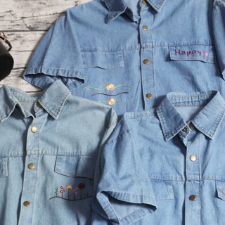 ÁO SƠ MI DENIM CỘC