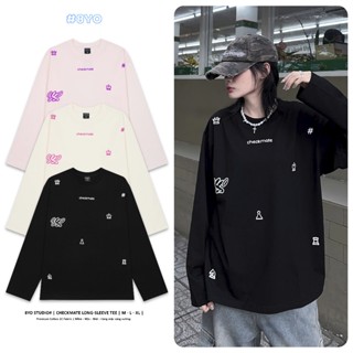 Áo Thun Tay Dài 8YO "Chessy" Tee Cotton 100% Unisex Nam Nữ Form Rộng Tay Lỡ Oversize Local Brand