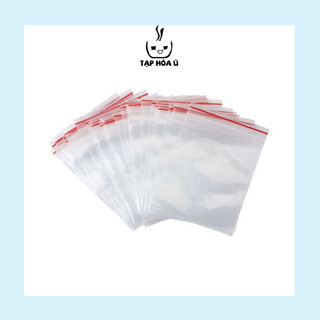 [SẴN] 100G TÚI ZIP CHỈ ĐỎ SIZE 5x7