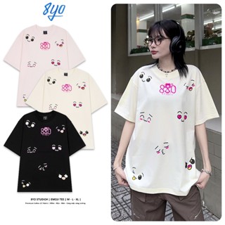 Áo Thun Nam Nữ 8YO "Emoji" Tee Cotton 100% Unisex Form Rộng Tay Lỡ Oversize Local Brand