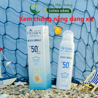Kem xịt chống nắng body Thanh Mộc Hương 50ml  Optimus SPF 50 PA++++