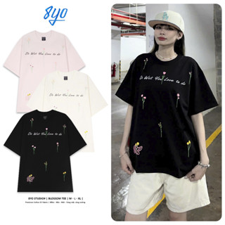 Áo Thun Nam Nữ 8YO "Blossom" Tee Cotton 100% Unisex Form Rộng Tay Lỡ Oversize Local Brand