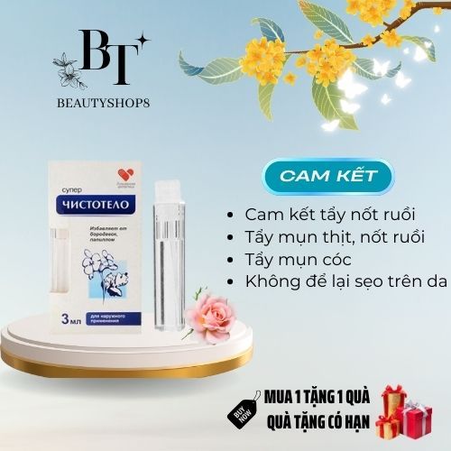 Tẩy nốt ruồi Dvelinil cam kết tẩy nốt ruồi mụn cóc mụn thịt sẹo lồi cam kết hiệu quả k để lại sẹo an toàn cho da