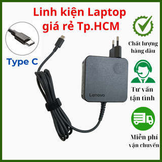 Sạc Laptop Lenovo 20V - 3.25A 65W Đầu Type C cho Lenovo Thinkpad Yoga Ideapad - Adapter Lenovo New - ZIN