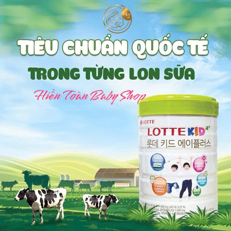 SỮA LOTTE KID A+, 760g, chính hãng ( Date Mới )