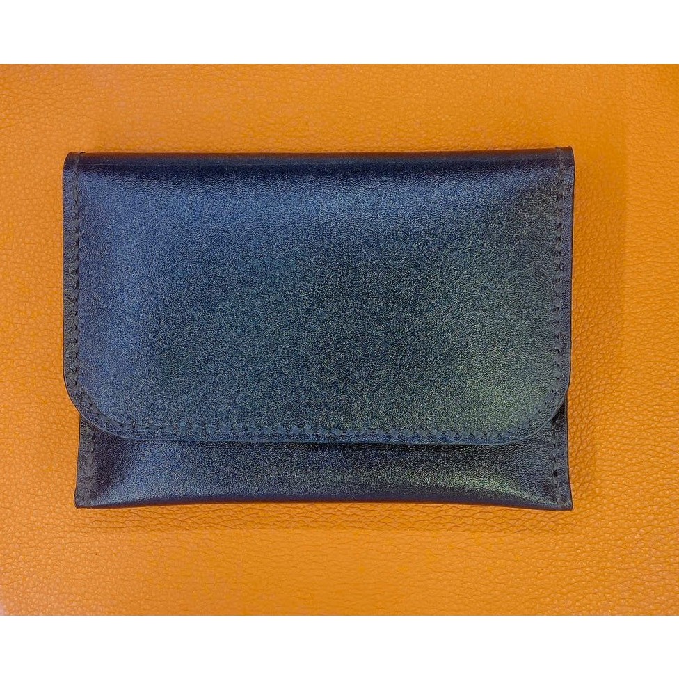 Ví đựng passport, ví đựng hộ chiếu da bò handmade size to 14.5x10.5cm. Màu đen.