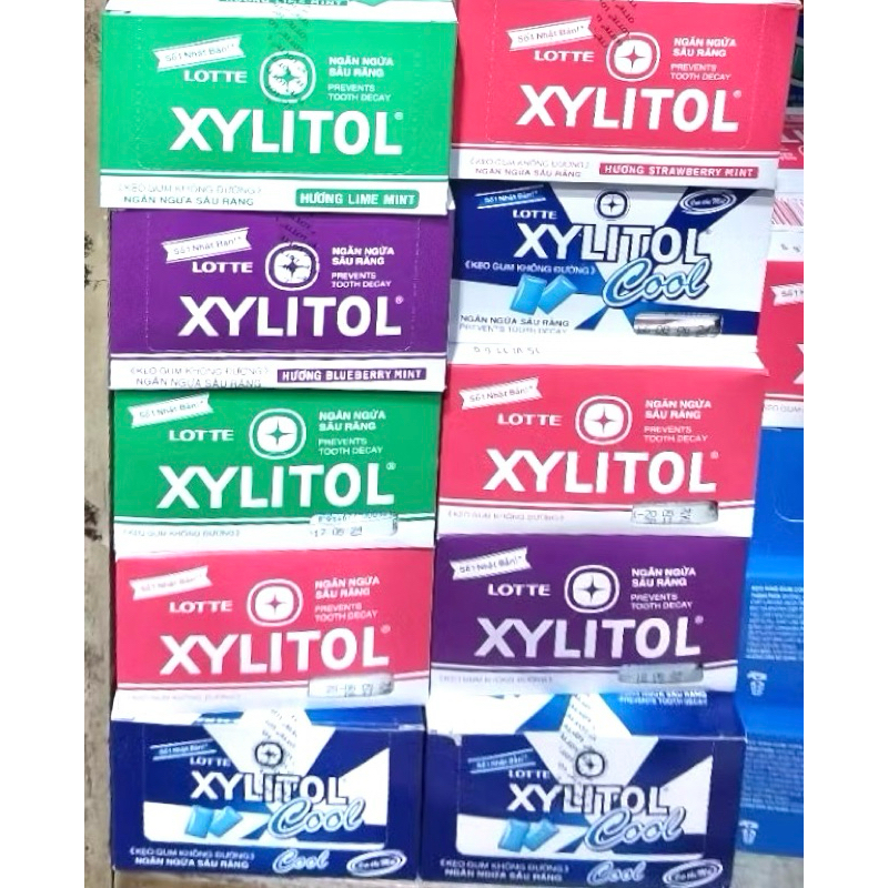 KẸO SINGUM XYLITOL KHÔNG ĐƯỜNG CỰC NGON HỘP 15 VỈ
