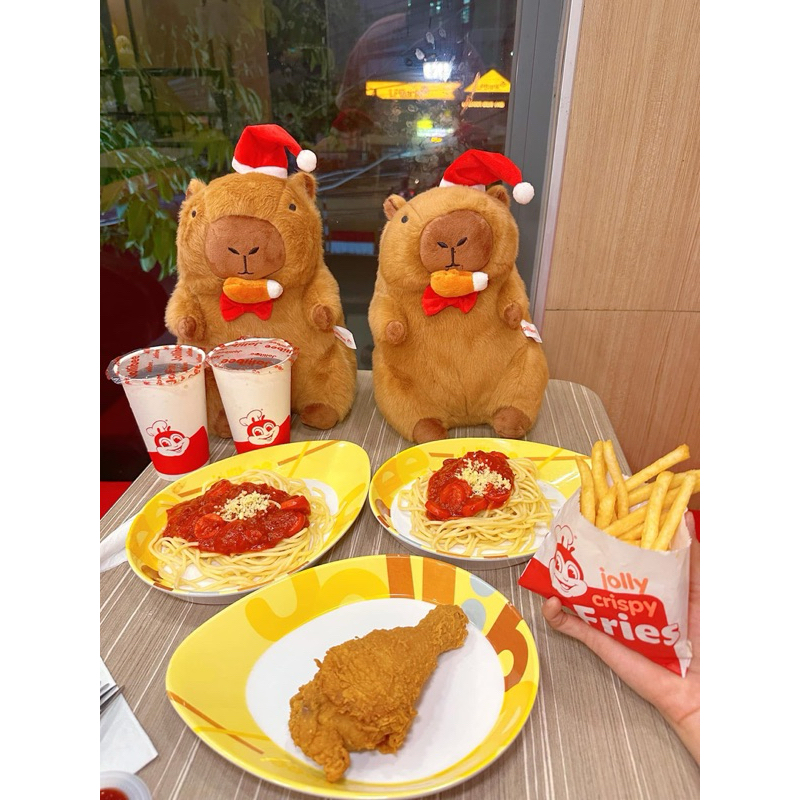 Gấu Bông Capybara Quà Tặng Jollibee