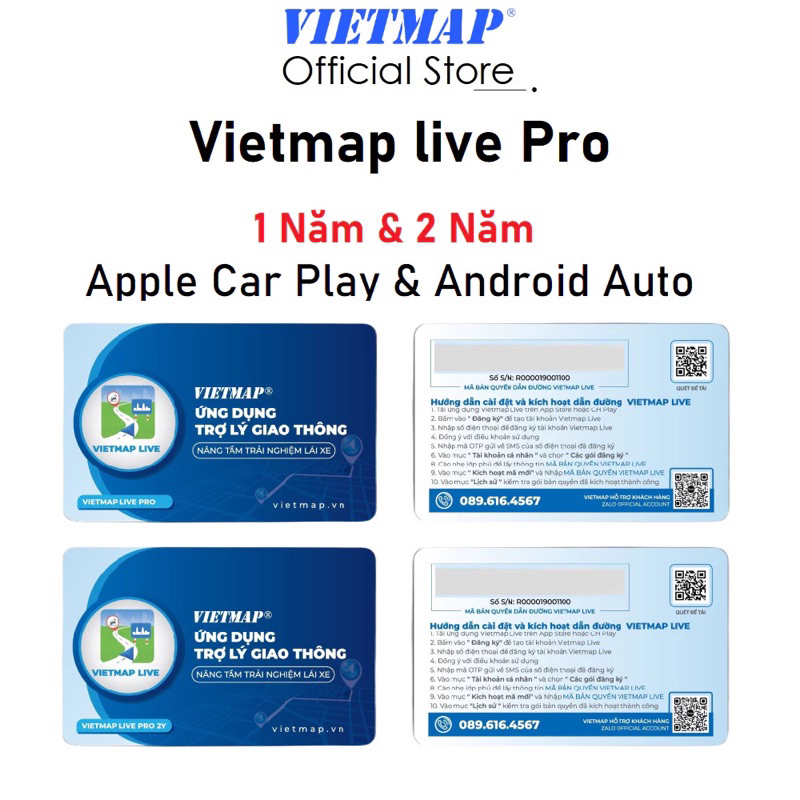 KEY CHÍNH HÃNG VIETMAP LIVE PRO , PLUS Bản đồ cảnh báo tốc độ , cảnh báo biển báo giao thông , camera giám sát ,….