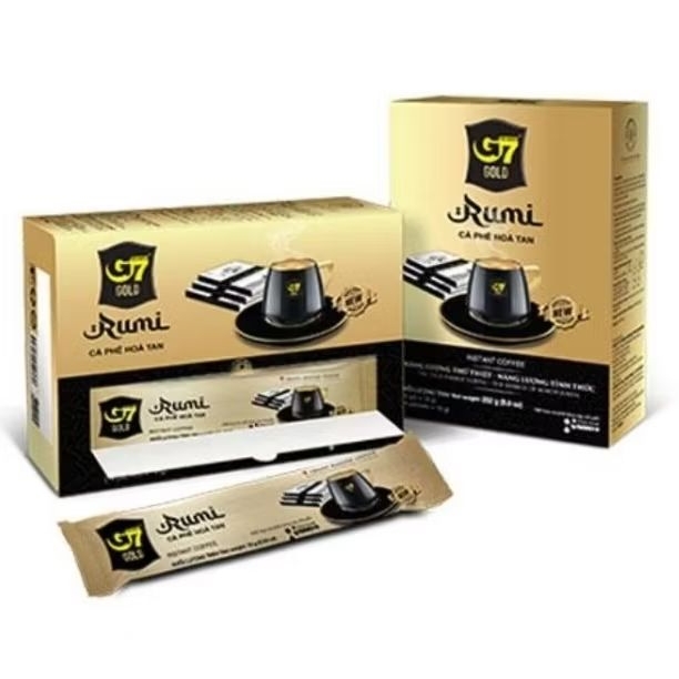 Cà phê hòa tan G7 Gold Rumi 14 gói x 18g (1 hộp)