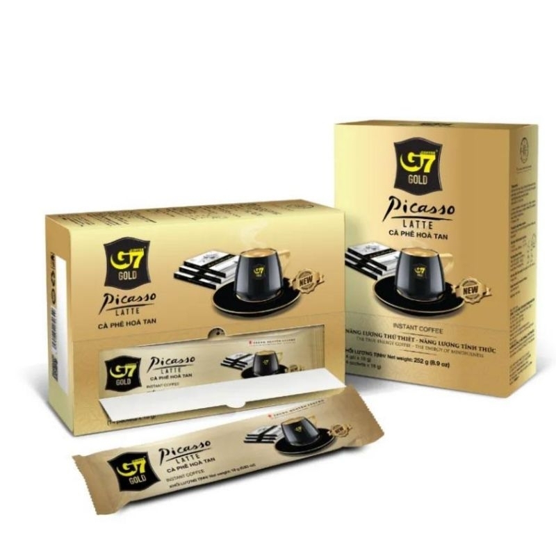 Cà phê hòa tan G7 Gold Picasso 14gói x 18g (1 hộp)