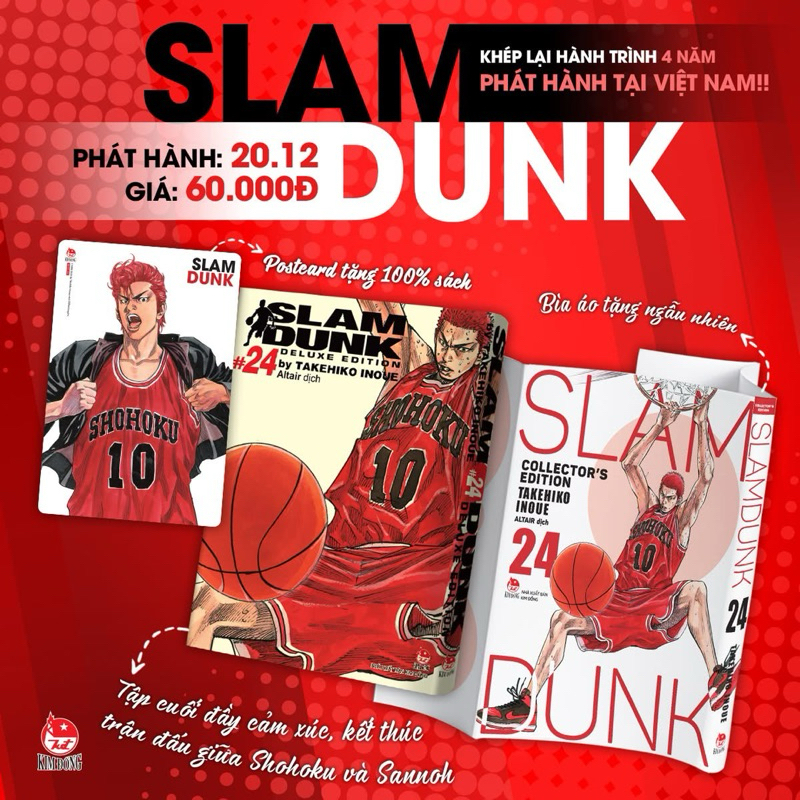 Truyện Tranh - Slam dunk tập 24 (2bìa) - Tập cuối