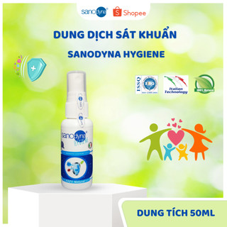  Dung dịch sát khuẩn 100% tự nhiên thương hiệu Sanodyna công nghệ ITALIA dung tích 50ml H50 