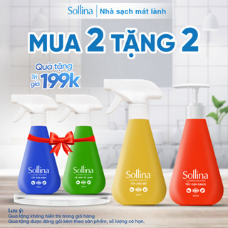   Mua 2 Tặng 2  Combo Tẩy Cặn Canxi & Tẩy Dầu Mỡ + Tặng Nước Lau Kính & Nước Lau Tủ Lạnh  300ml Chai  - Vệ Sinh Nhà Cửa 