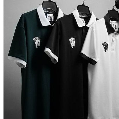 Áo Polo Manchester United vải Mềm Mịn Thoáng Mát, Thấm Hút Mồ Hôi Tốt - BOMBSHOP [PLO30]