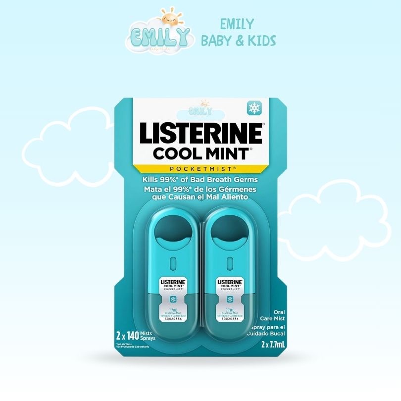 Xịt thơm miệng Listerine 7.7ml Mỹ