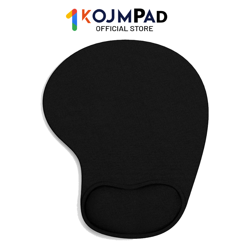 [1 Mẫu] Bộ Lót Chuột Kê Bàn Phím Đệm Silicon KOJMPAD 3D / 190x230mm Màu Đen Combo 2 Món CBZ009-CX743