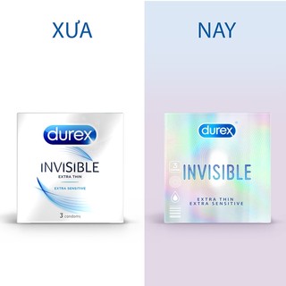 Bao Cao Su Durex Invisible Extra Thin Extra Sensitive